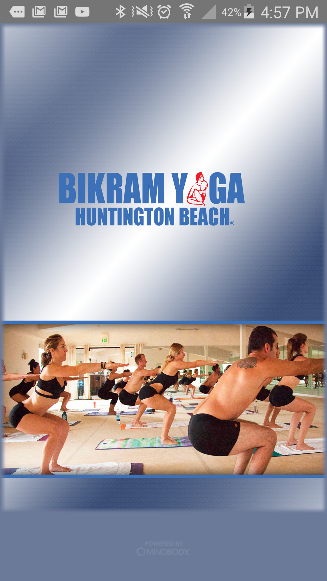 Android application Bikram Yoga Huntington Beach screenshort
