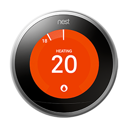 Nest thermostat temperature screen prevention