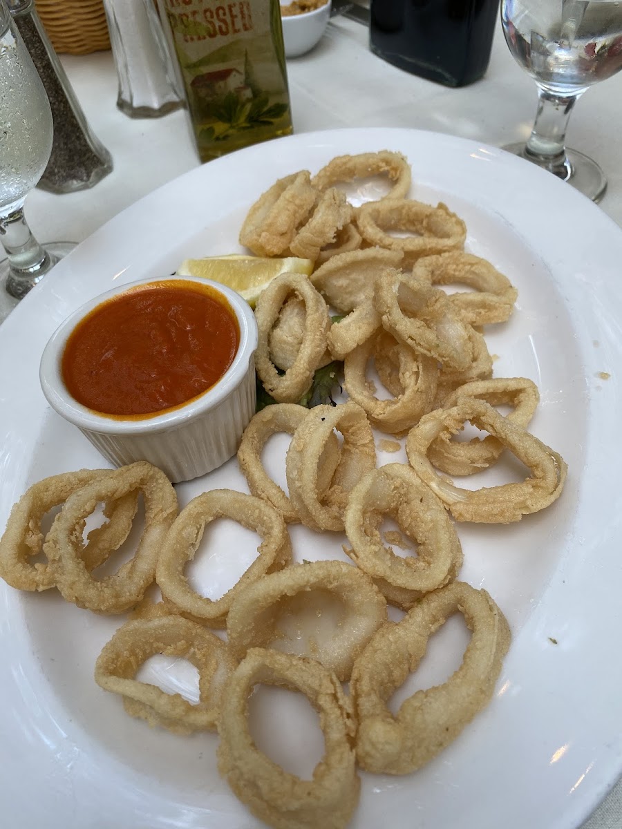 Gluten-Free Calamari at Bellini Grill