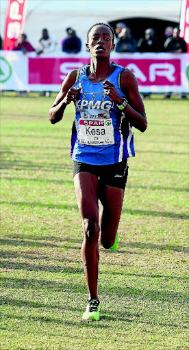 Kesa Molotsane finished second in the Spar Women's 10km Challenge in Durban yesterday. / Reg Caldecott
