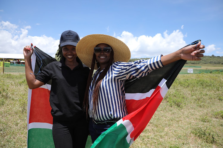Fans at the WRC Safari Rally in Naivasha on March 27,2024.