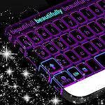 Color Keyboard Neon Purple Apk