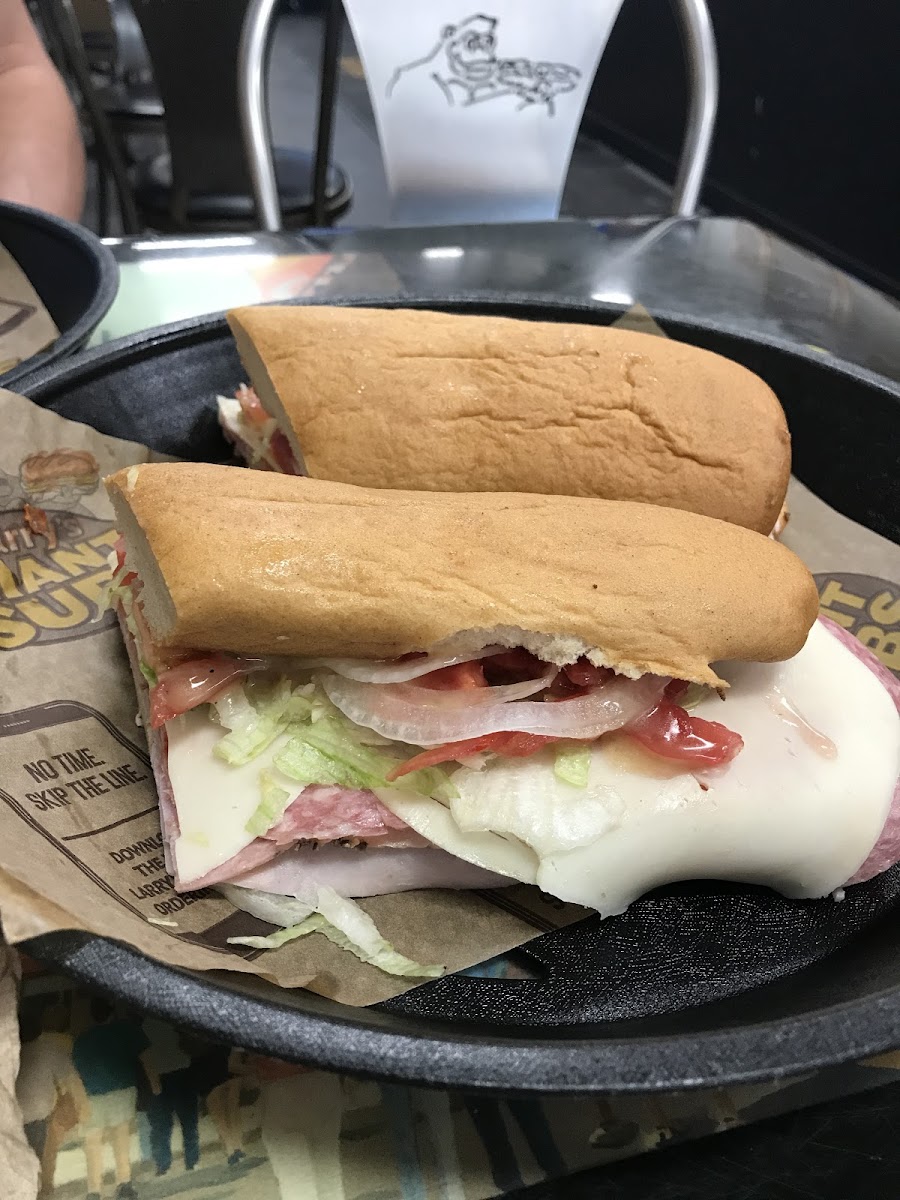 Gluten-Free Sandwiches at Larry's Giant Subs