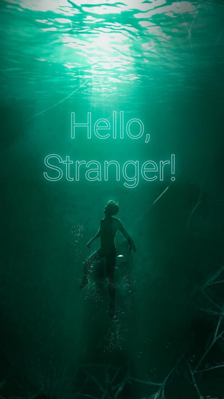 Android application Hello, stranger! screenshort