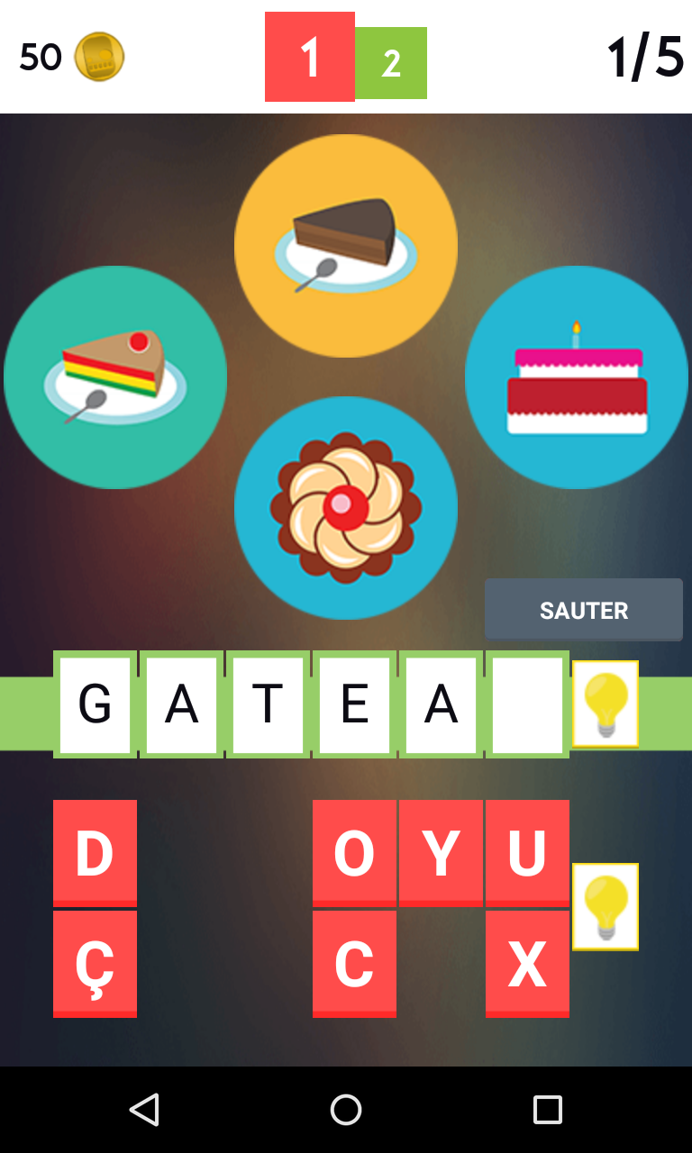 Android application Guess the Word: 4 Pics 1 Word screenshort