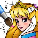 ダウンロード Princess Coloring Book: Magic Color by Nu をインストールする 最新 APK ダウンローダ