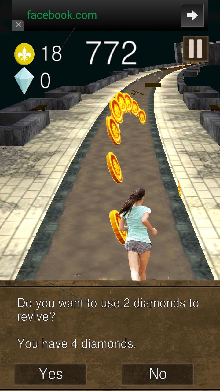 Android application Real Spirit Run 3D screenshort