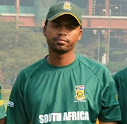 Blind Cricket South Africa national team squad member Frederick Boer.