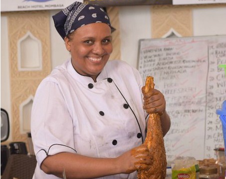 Mombasa based Chef Maliha Mohammed.
