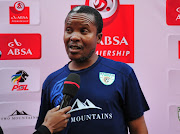 Kgoloko Thobejane coach of Baroka FC during the Absa Premiership match between Baroka FC and Ajax Cape Town at Peter Mokaba Stadium on September 23, 2017 in Polokwane, South Africa. 