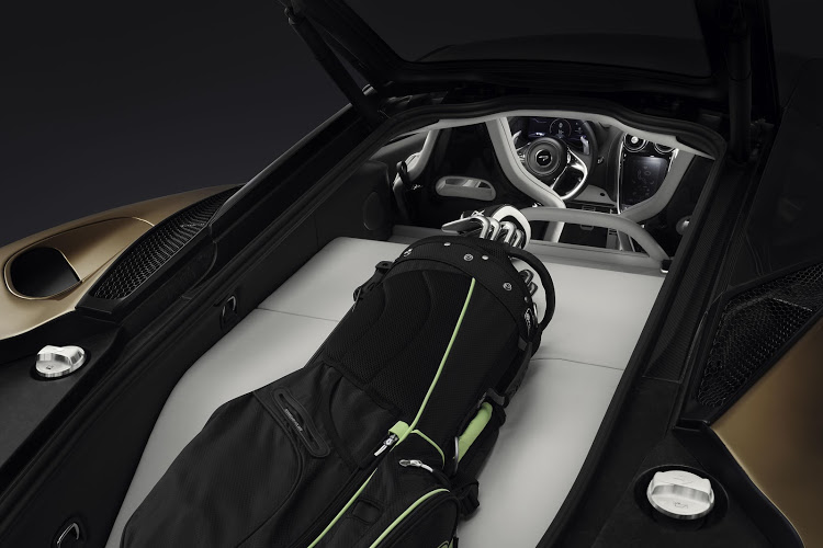 Space for the golf clubs in the roomy 470l boot.