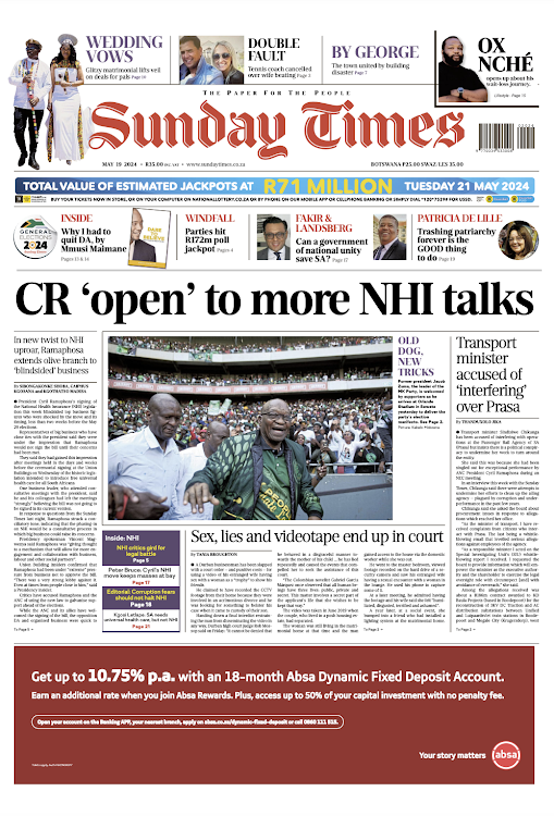 The latest Sunday Times is available as a digital copy.