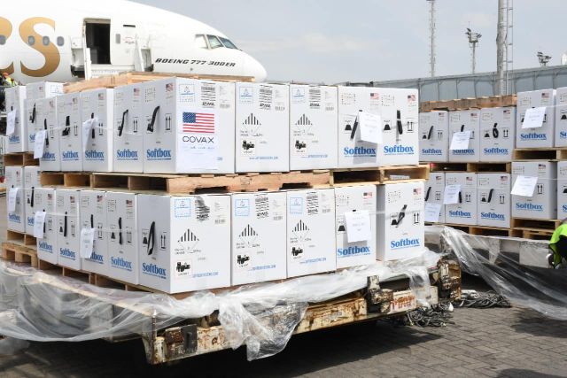 Part of the additional 1.36 million doses of Pfizer Kenya received from the US government at JKIA on January 24, 2022