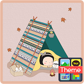 옥철이 감성캠핑 카톡 테마 - iconnect for Phone themeshop