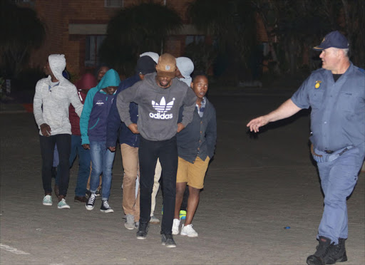 Police arrested 10 students from the Walter Sisulu University Potsdam. Picture: SILUSAPHO NYANDA