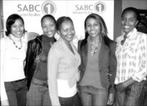 GLAMOUR GIRLS: Some of the youths who have high hopes of being the young SABC1 TV presenters of tomorrow at an audition in Nelspruit. © Sowetan.