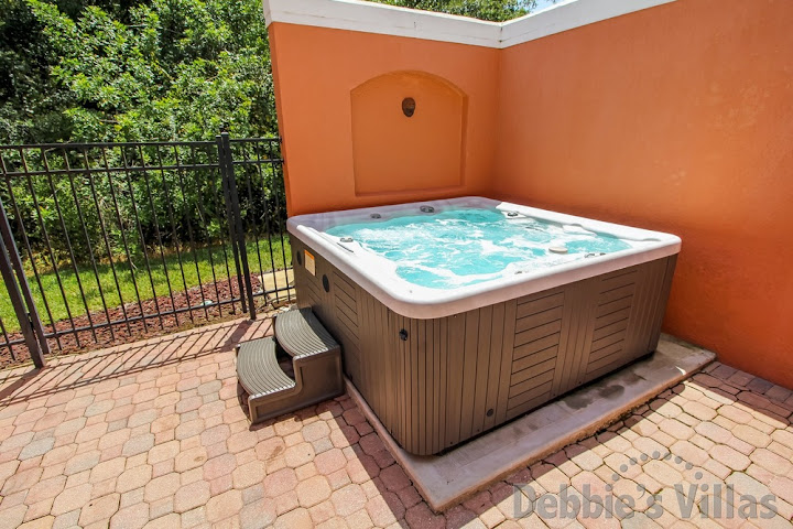 Freestanding hot tub at this vacation home in Terra Verde, Kissimmee