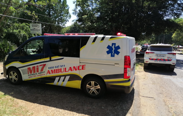 A leafy street in Pietermaritzburg was abuzz on Monday when police and paramedics were called to a drowning incident after two bodies were found in a swimming pool.