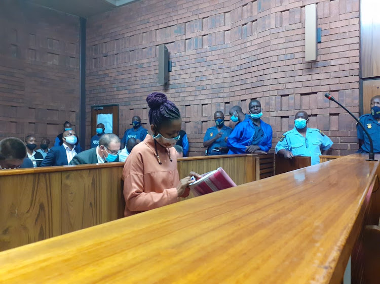 Landiwe Ntlokwana was reminded of the terms of her bail.