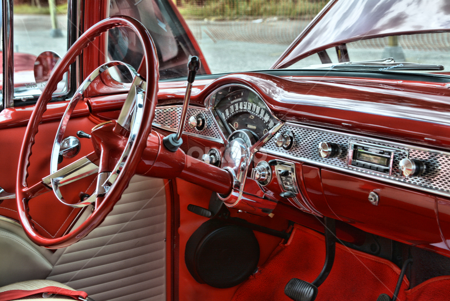 55 Chevy Interior Automobiles Transportation Pixoto