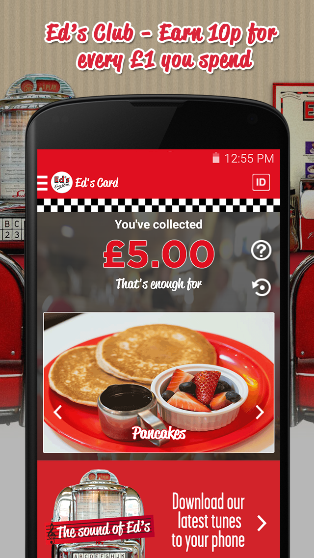 Android application Eds Easy Diner screenshort