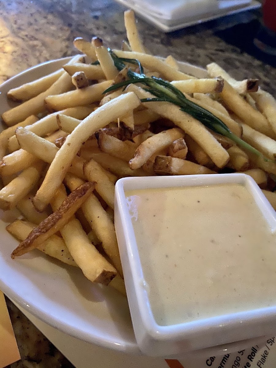 rosemary frites - dedicated fryer