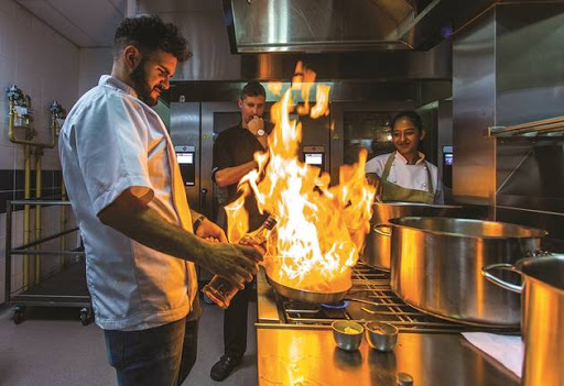 J’Something gets fired up about cooking the kitchen of his new Pretoria restaurant.