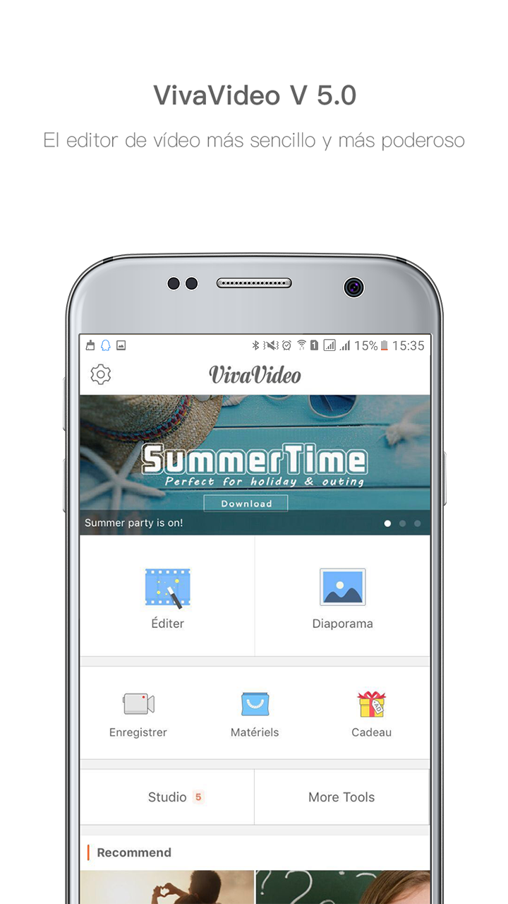 Android application VivaVideo - Video Editor&Maker screenshort