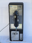 Single Slot Payphones - GTE Black Rotary 120A