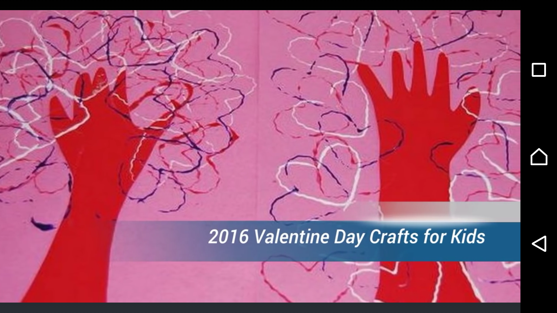 Android application Valentine Kids Crafts Ideas screenshort