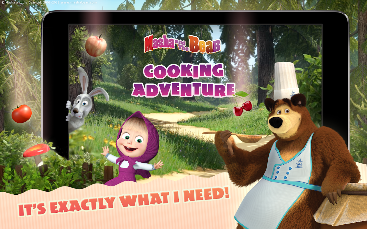   Masha and the Bear Child Games: Cooking Adventure- 스크린샷 