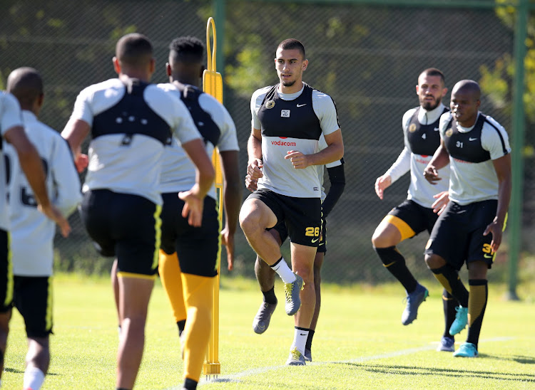 Kaizer Chiefs players during a training session at their training base in Naturena, south of Johannesburg, on Wednesday May 15 2019.