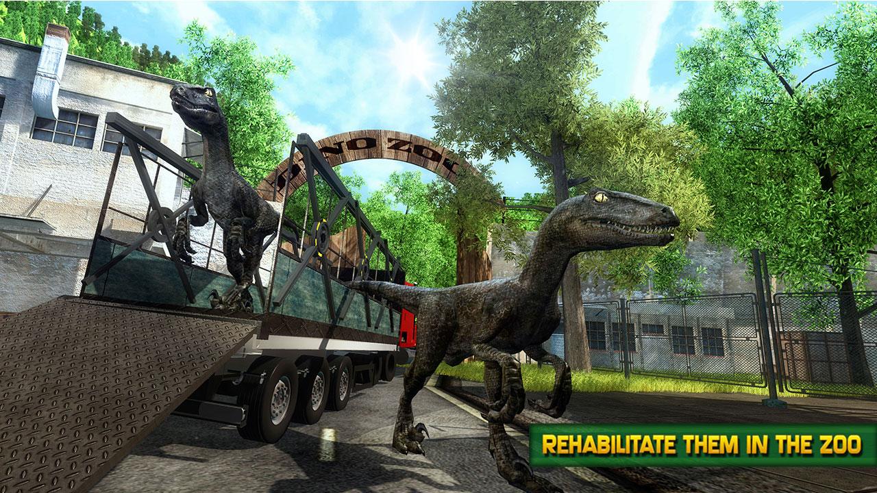 Android application Angry Dino Transporter Truck screenshort