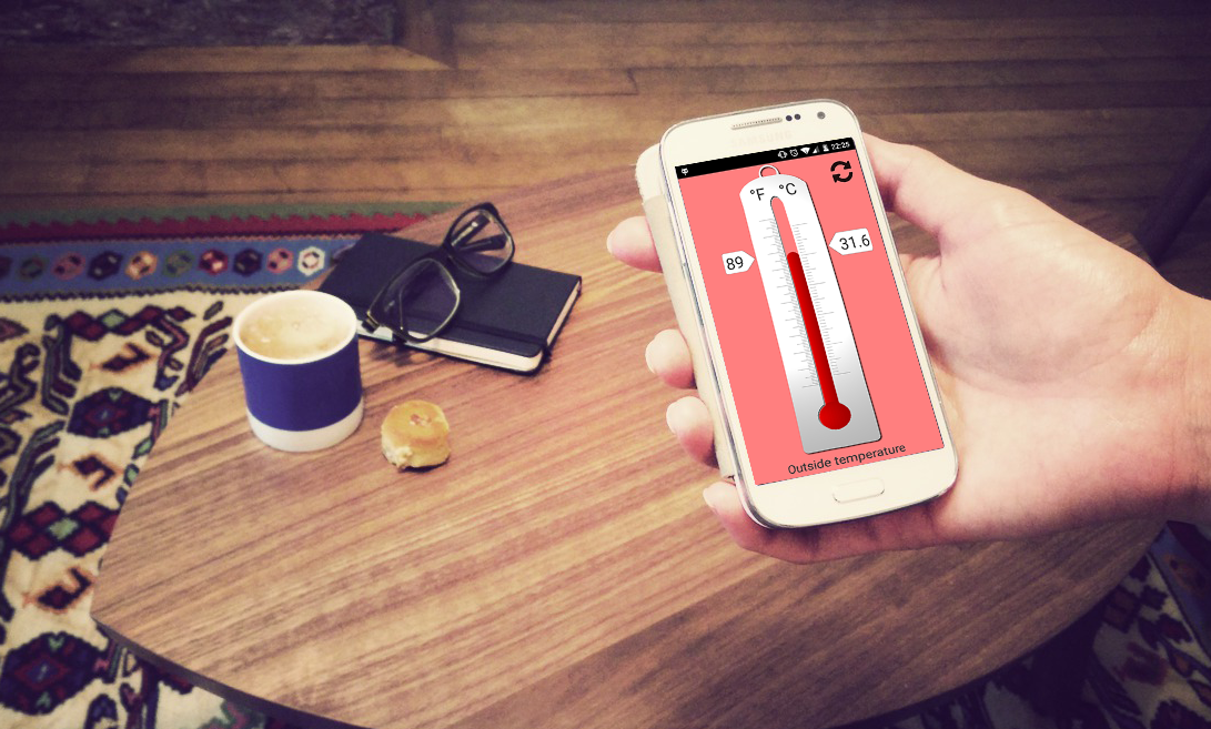 Android application Thermometer screenshort