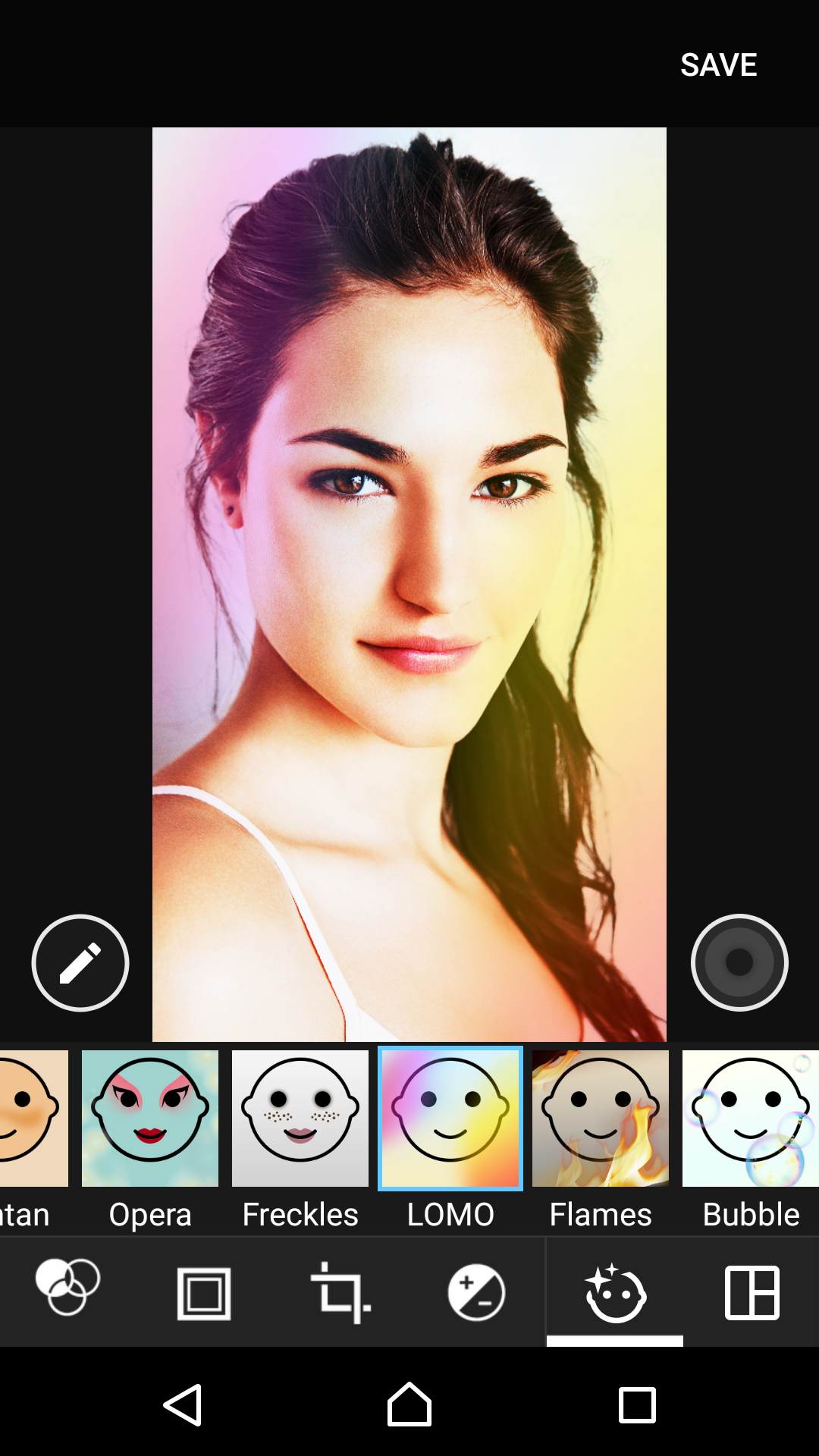 Android application LOMO screenshort