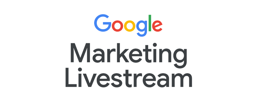 Text says Google Marketing LIvestream