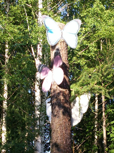Бабочки На Дереве