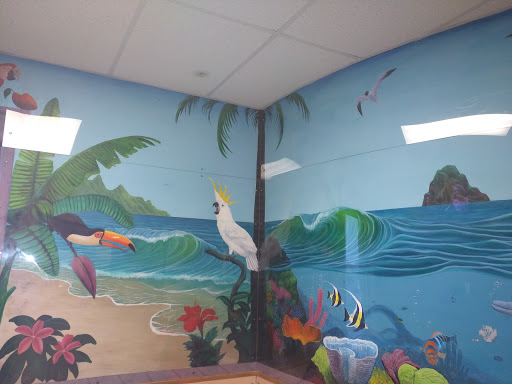 Tropical Beach Mural