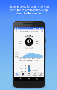 Dark Sky - Hyperlocal Weather screenshot for Android