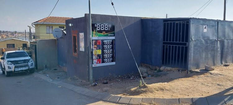 Mdlalose's tavern in Orlando East, Soweto, where 16 people were shot dead in July 2022. File photo.
