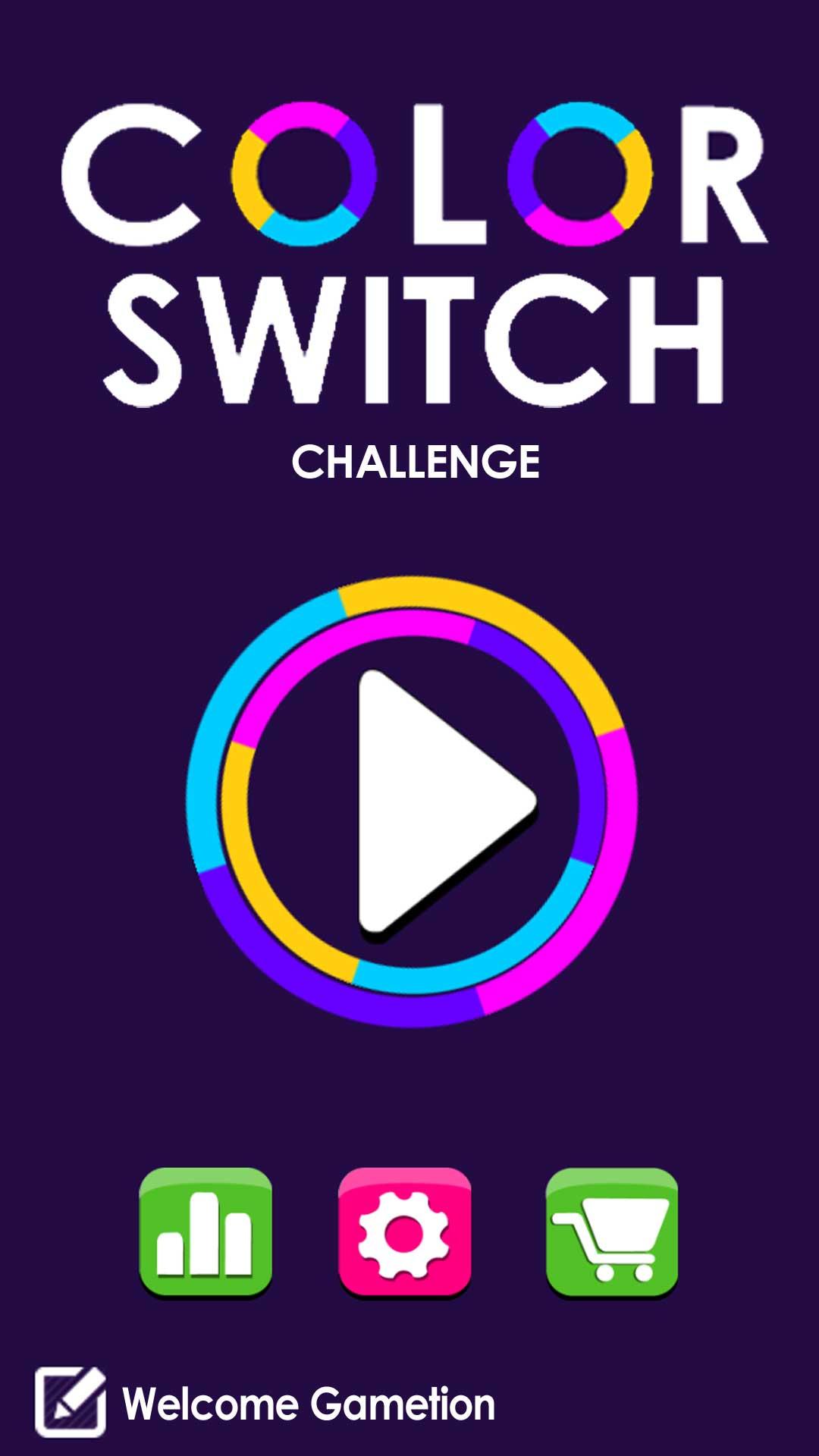 Android application Color Switch Challenge screenshort