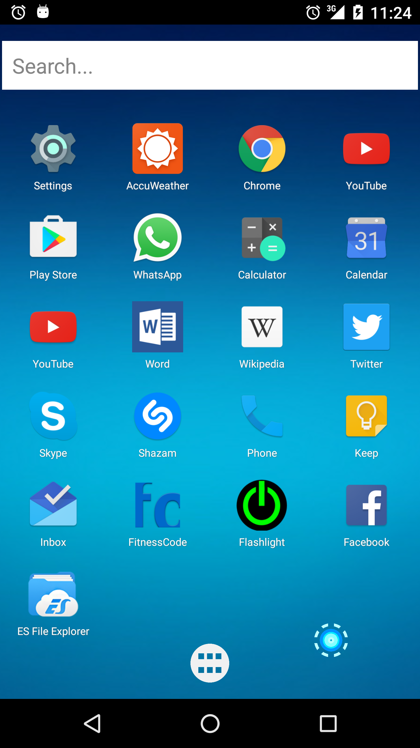 Android application Cube Launcher screenshort