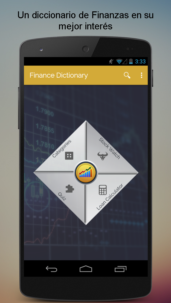 Android application Financial Terms Dictionary screenshort