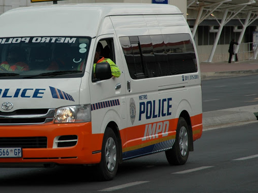 JMPD vehicle.