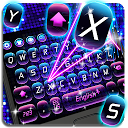 ダウンロード Blue and Purple Neon Keyboard をインストールする 最新 APK ダウンローダ