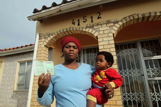 LOST KIDS, INCOME AND HUSBAND: A blunder by Home Affairs turned Noluvo Tona’s life to misery when she was declared an illegal immigrant Picture: SIBONGILE NGALWA