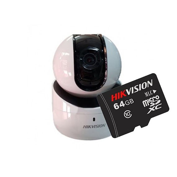 Camera IP Robot Wifi Hikvision DS-2CV2Q01EFD-IW + Tặng thẻ nhớ Hikvision 64GB - Hàng Chính Hãng