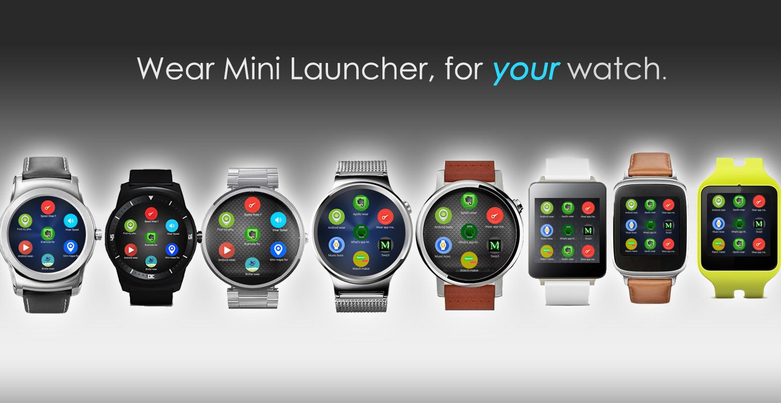 Android application Wear Mini Launcher screenshort