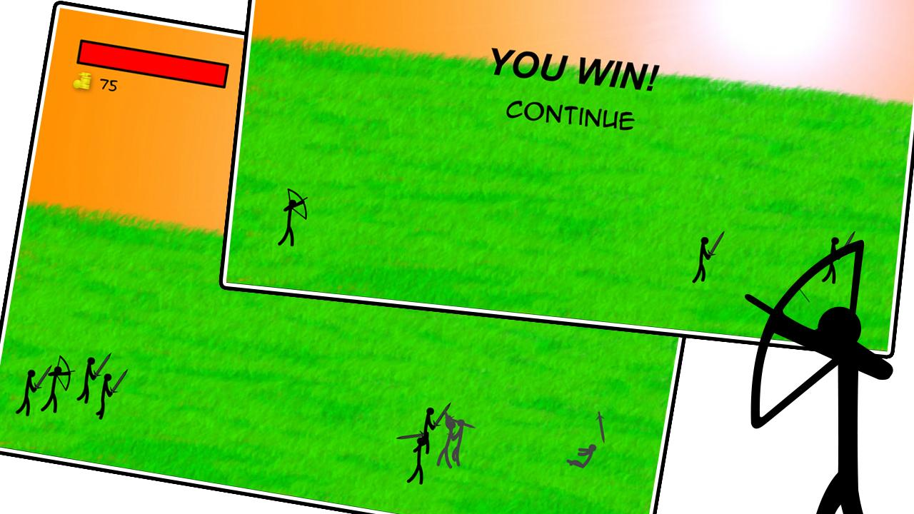 Android application Stickman Champion Archer screenshort