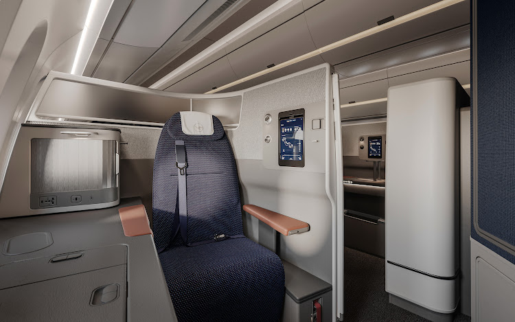 Lufthansa Allegris Business Class Suite aussen.